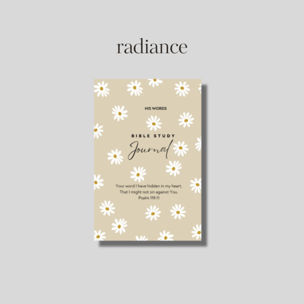 His Words Journal- Radiance