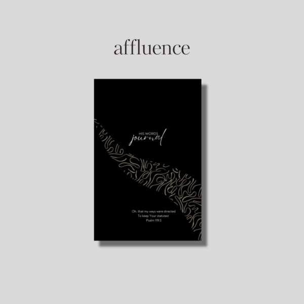 His Words Journal- Affluence